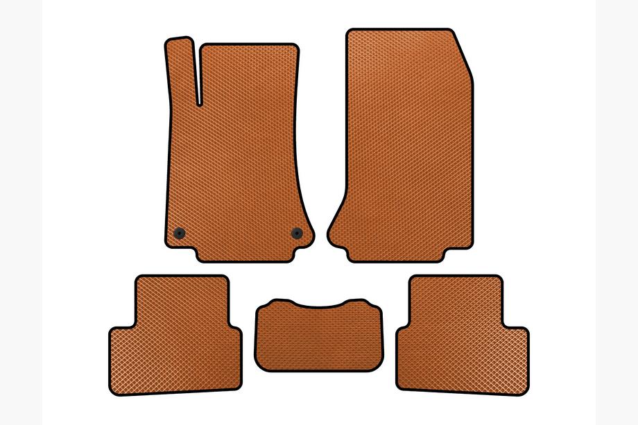 Mercedes A-class W176 2012-2018 EVA Floor Mats (Orange) Image