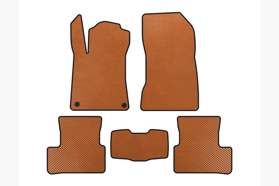 Mercedes A-class W177 2018- EVA Floor Mats (Orange) Photo 1