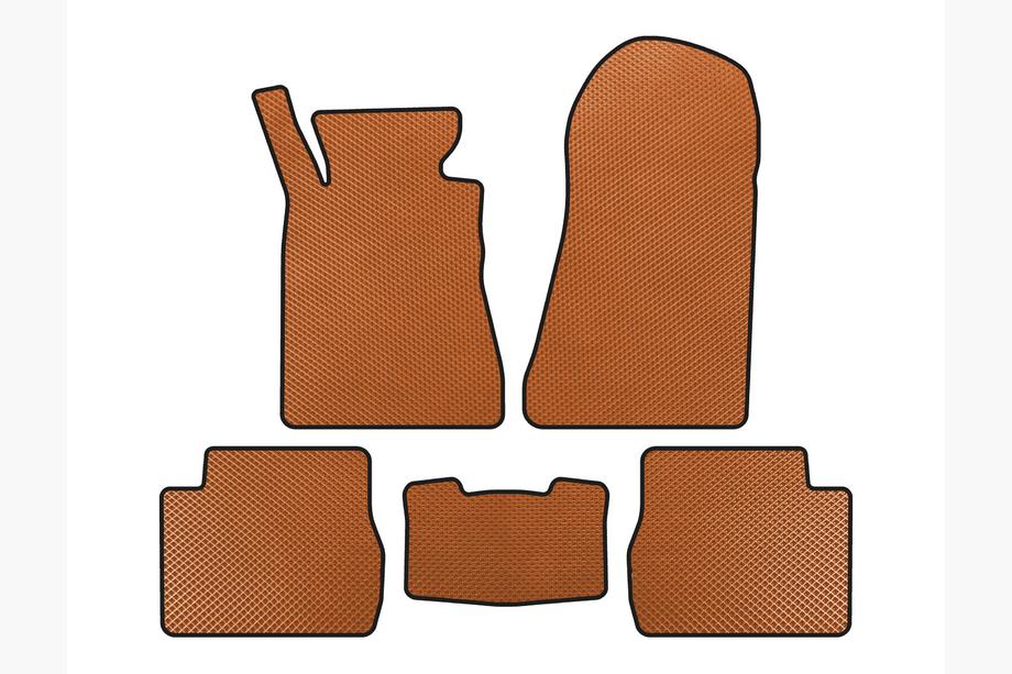 Mercedes W201 (190) 1982-1993 EVA Floor Mats (SD, Orange) Image