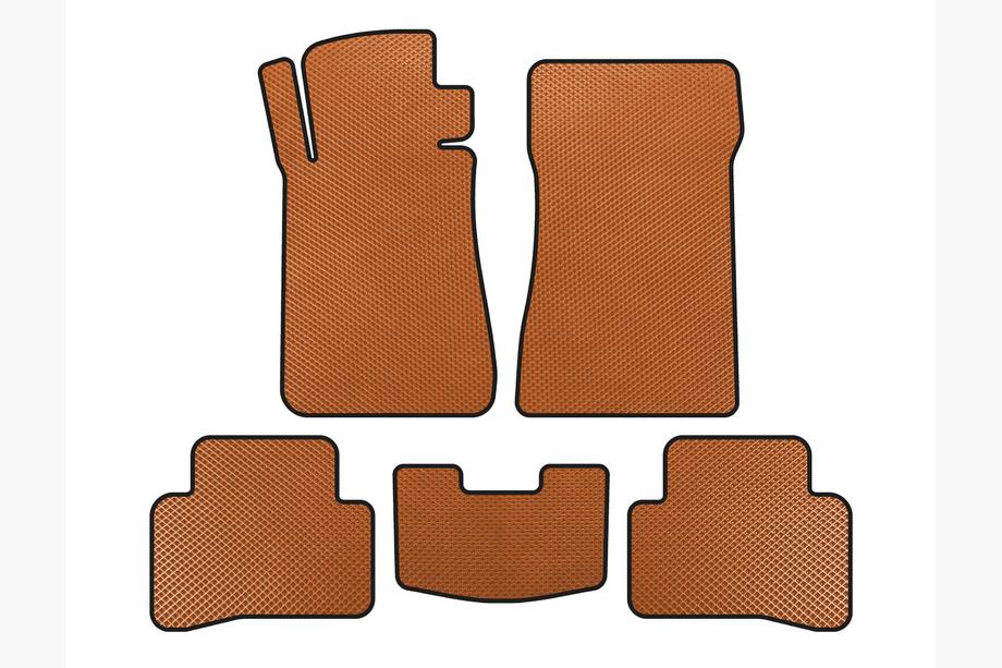 Mercedes C-class W202 1993-2001 EVA Floor Mats (SD, Orange) Image