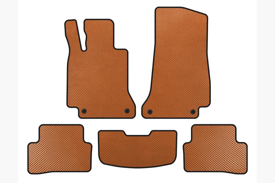Mercedes C-class W205 2014-2021 EVA Floor Mats (SD, Orange) Image