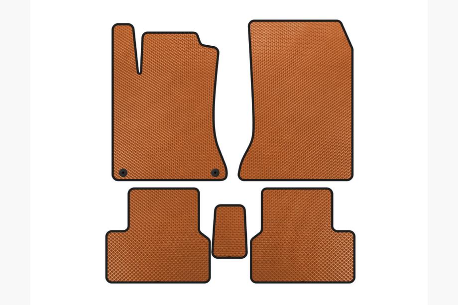 Mercedes B-class W246 2011-2018 EVA Floor Mats (2011-2014, Orange) Image