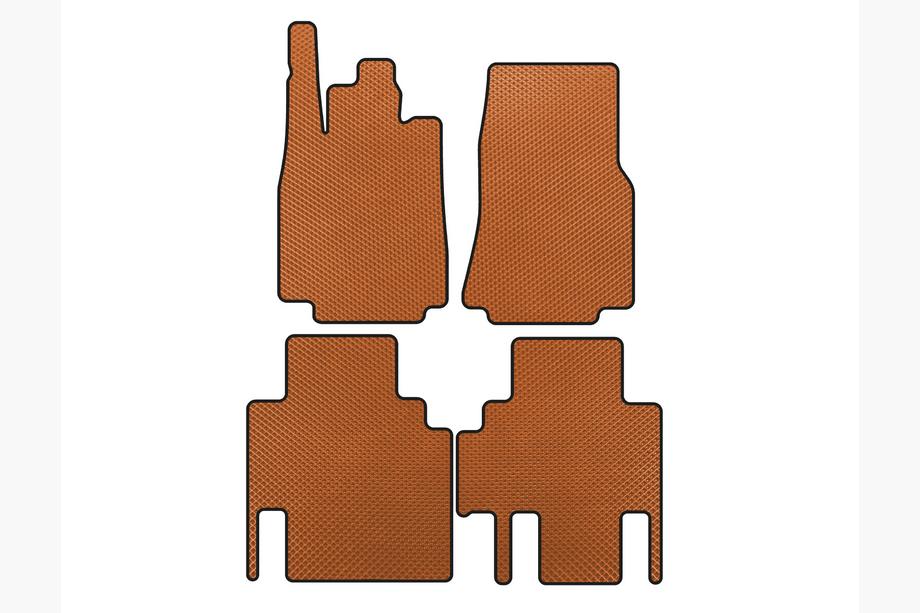 Mercedes Vaneo W414 2001-2005 EVA Floor Mats (Orange) Image