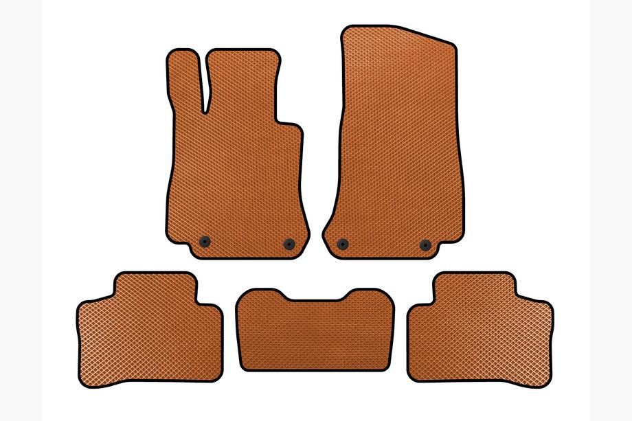 Mercedes GLC X253 2015-2022 EVA Floor Mats (Orange) Image