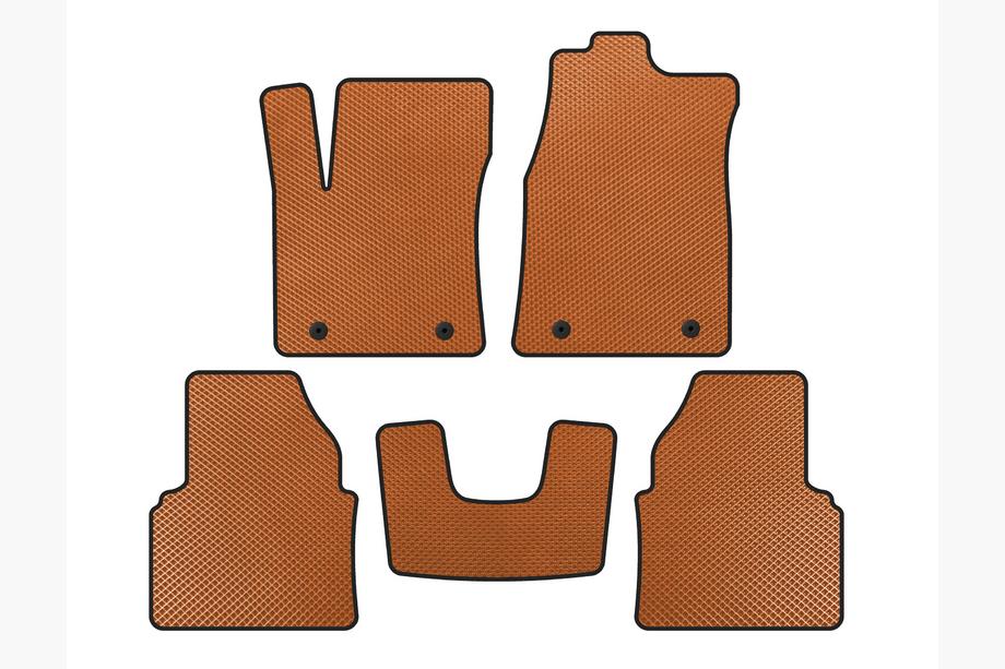 MG 550 2008-2014 EVA Floor Mats (Orange) Image