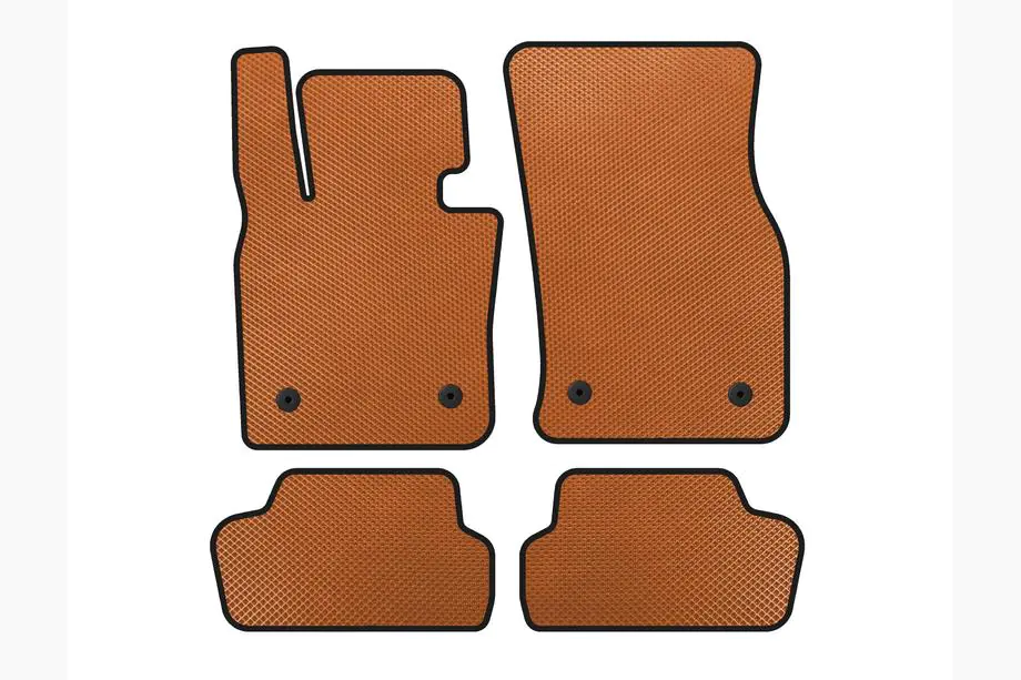 Mini Cooper F55/56/57 2014-2023 EVA Floor Mats (for F56, Orange) Image