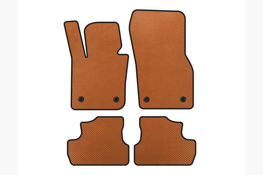 Mini Cooper F55/56/57 2014-2023 EVA Floor Mats (for S F56, Orange) Image