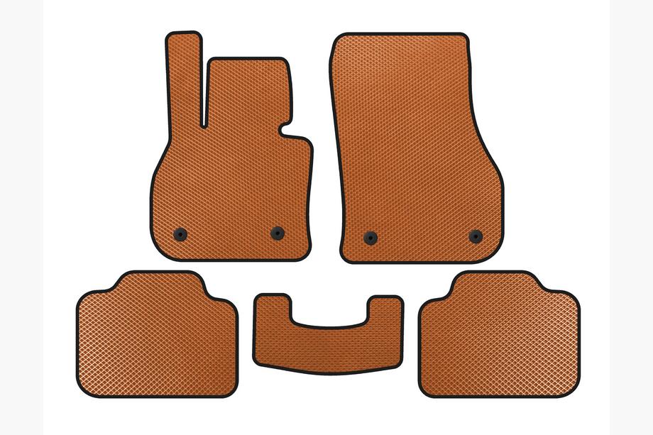 Mini Countryman F60 2017-2023 EVA Floor Mats (Orange) Image
