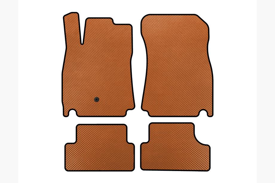 Mitsubishi Eclipse Cross 2017- EVA Floor Mats (Coupe, Orange) Image