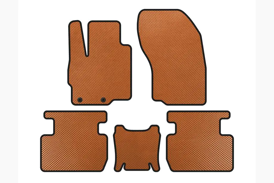 Mitsubishi Outlander 2021- EVA Floor Mats (Orange) Image