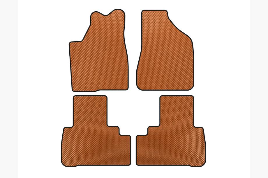 Nissan Murano 2002-2008 EVA Floor Mats (Orange) Image