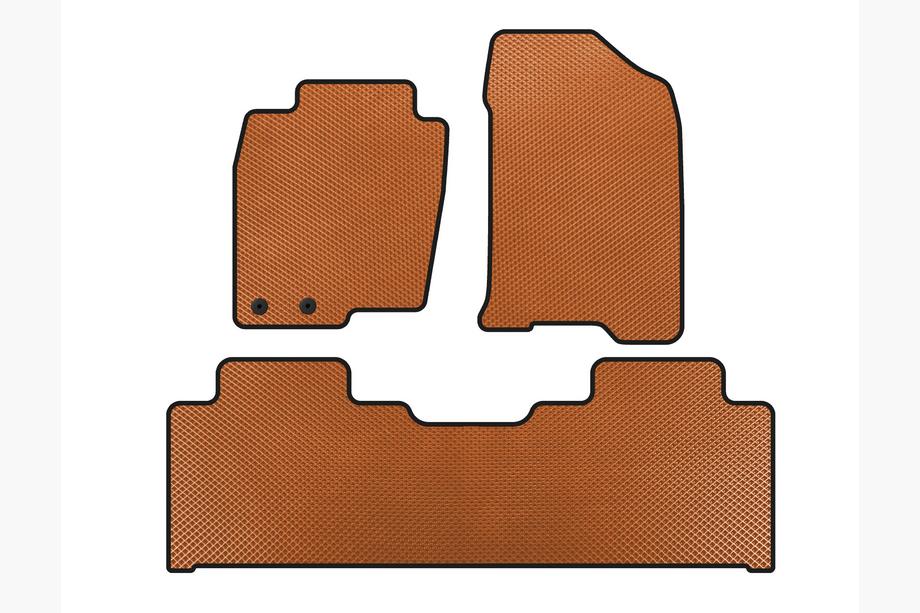 Nissan Navara/NP300 2016- EVA Floor Mats V1 (Orange) Image