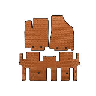 EVA Floor Mats (2 Rows, Orange)