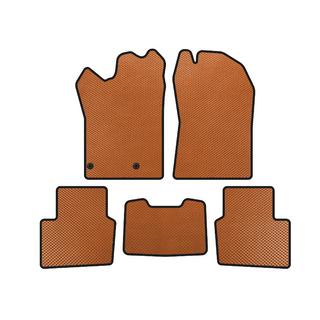EVA Floor Mats (Hybrid, Orange) Nissan Qashqai 2021-