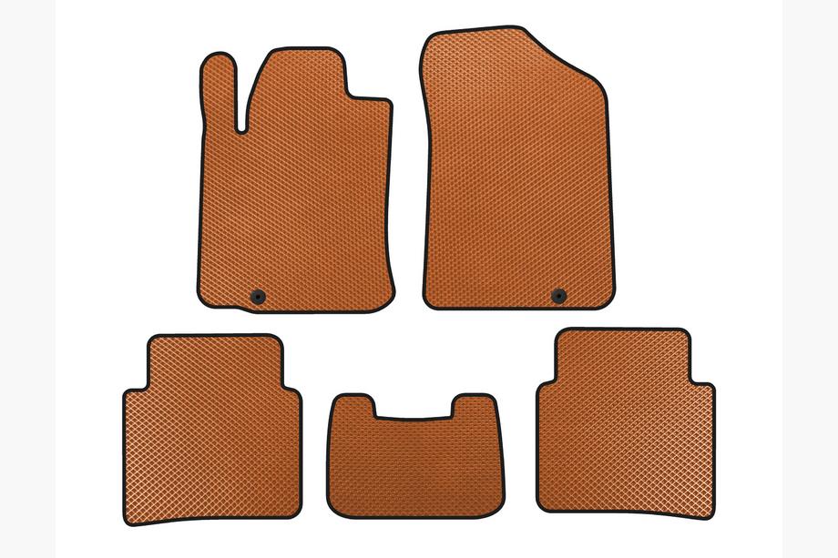 Nissan Teana 2008-2013 EVA Floor Mats (SD, Orange) Image