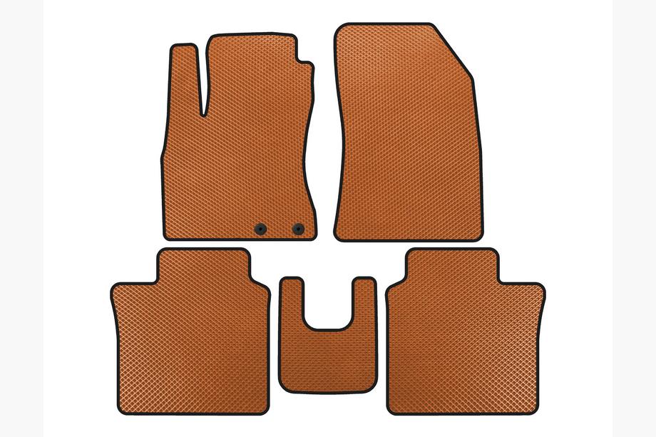 Nissan Note 2012-2020 EVA Floor Mats (HB, Orange) Image