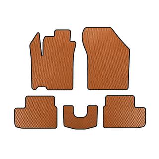 EVA Floor Mats (HB, Orange) Opel Agila 2007-2015