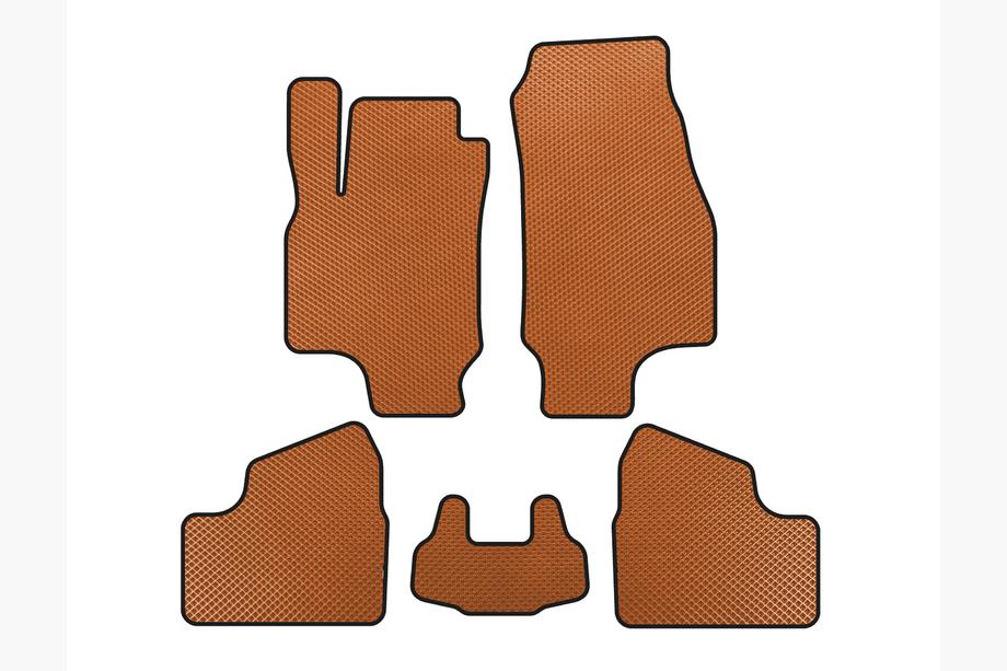 Opel Astra G classic 1998-2012 EVA Floor Mats (SD, Orange) Image