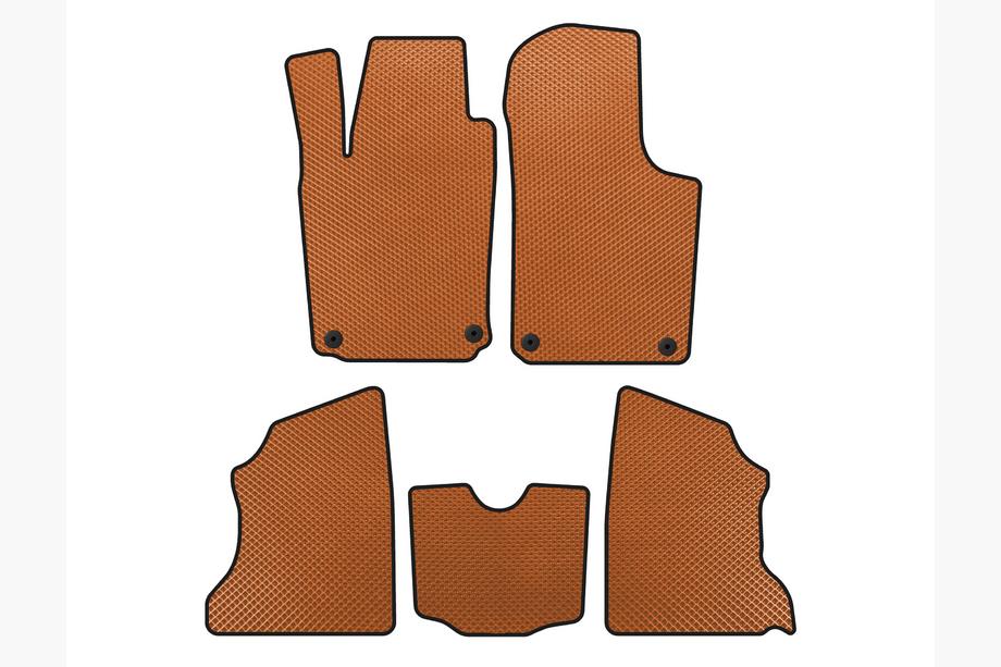 Opel Combo 2002–2012 EVA Floor Mats (Orange) Image