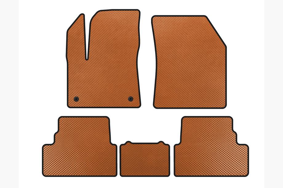 Opel Grandland X 2017- EVA Floor Mats (2017-2021, Orange) Image