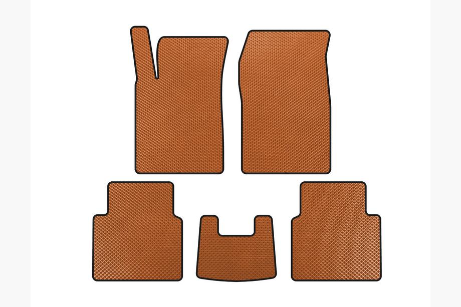 Opel Signum 2003-2008 EVA Floor Mats (HB, Orange) Image