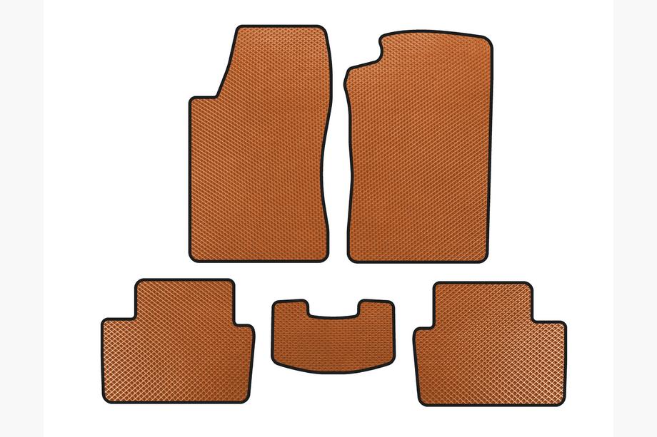 Opel Vectra B 1995-2002 EVA Floor Mats (LB, Orange) Image