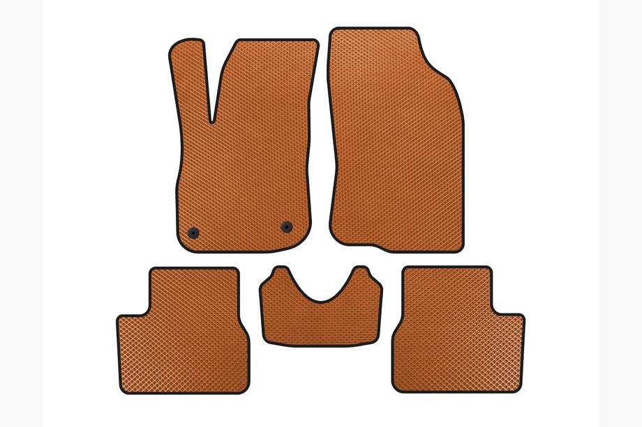 Peugeot 2008 2013-2019 EVA Floor Mats (Orange) Image