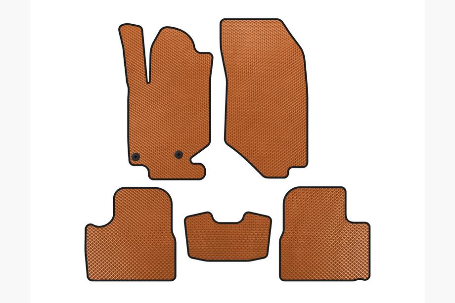 Peugeot 2008 2019- EVA Floor Mats (Orange) Image