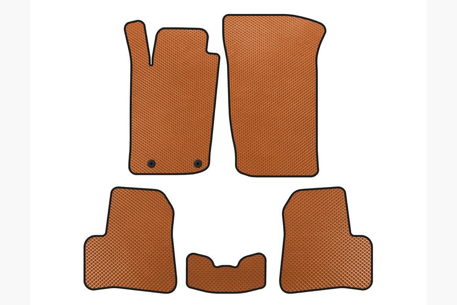 Peugeot 206 1998-2024 EVA Floor Mats (1998-2009, Orange) Image
