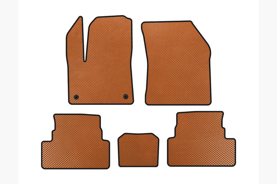 Peugeot 3008 2016-2023 EVA Floor Mats (Orange) Photo 1
