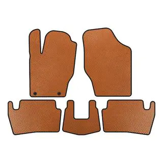 EVA Floor Mats (2001-2005, HB, 5-Door, Orange)