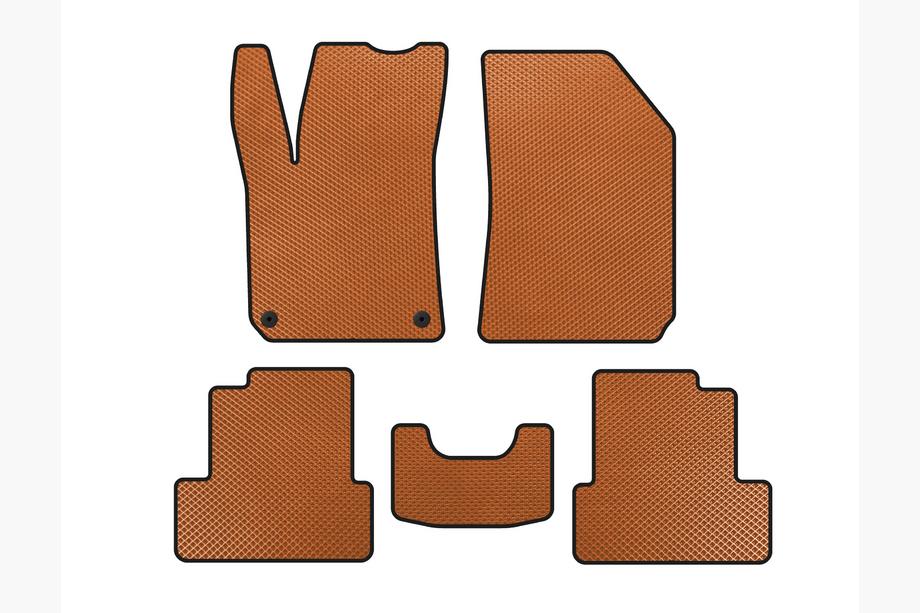 Peugeot 308 2014-2021 EVA floor mats (Orange, HB) Photo 1