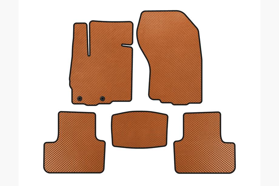 Peugeot 4008 2012-2017 EVA Floor Mats (Orange) Image