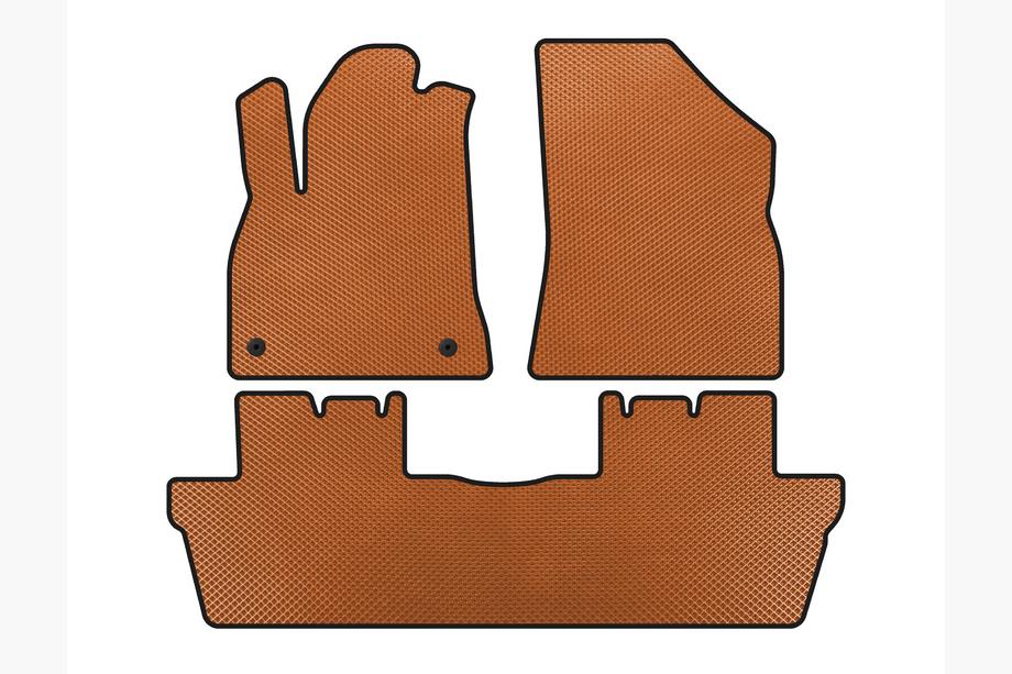 Peugeot 5008 2009-2016 EVA Floor Mats (Orange) Image