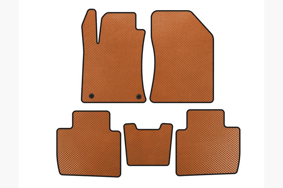 Peugeot 508 2018- EVA Floor Mats (LB, Orange) Image