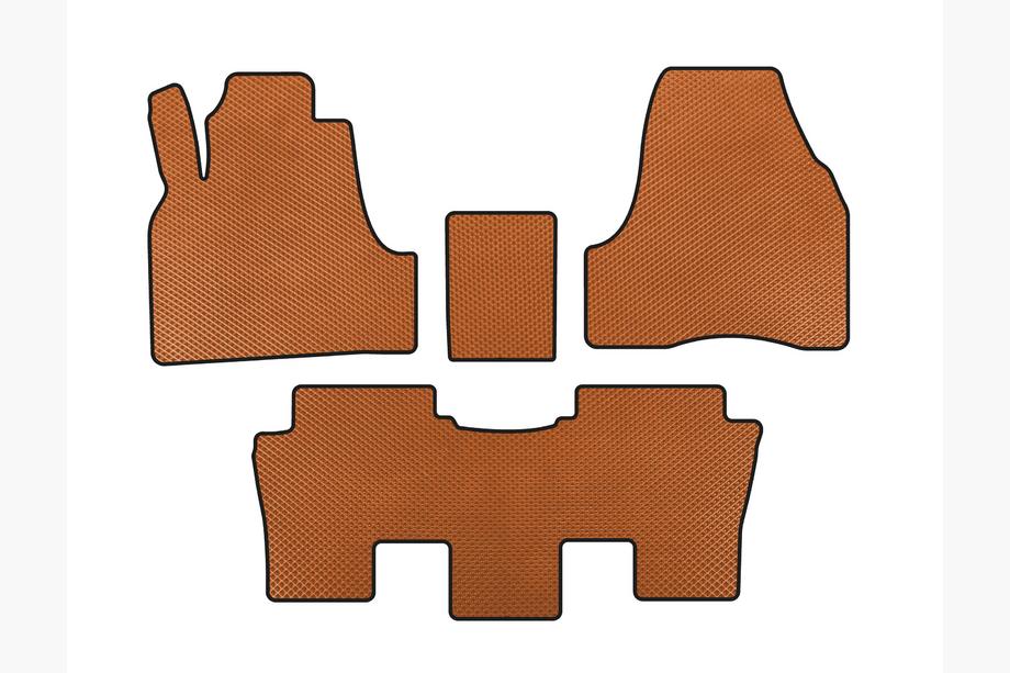 Peugeot 807 2002-2014 EVA Floor Mats (Orange) Photo 1