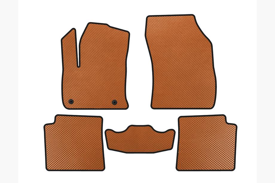 Peugeot 2008 2019- EVA Floor Mats V1 (Electric, Orange) Image