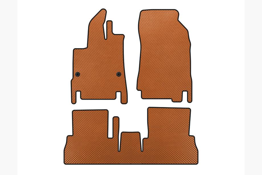 Peugeot Partner/Rifter 2019- EVA Floor Mats (7-Seater/Long Wheelbase, Orange) Image