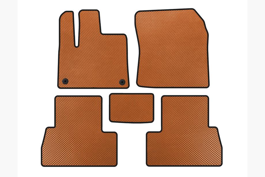 Peugeot Partner/Rifter 2019- EVA Floor Mats (Long Wheelbase, Orange) Image