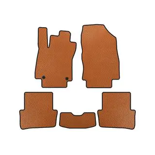 EVA Floor Mats (2012-2016, HB, 5-Door, Orange)