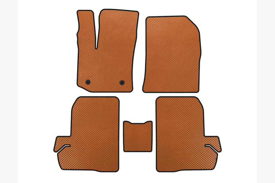 Renault Dokker 2013-2022 EVA Floor Mats (Orange) Image