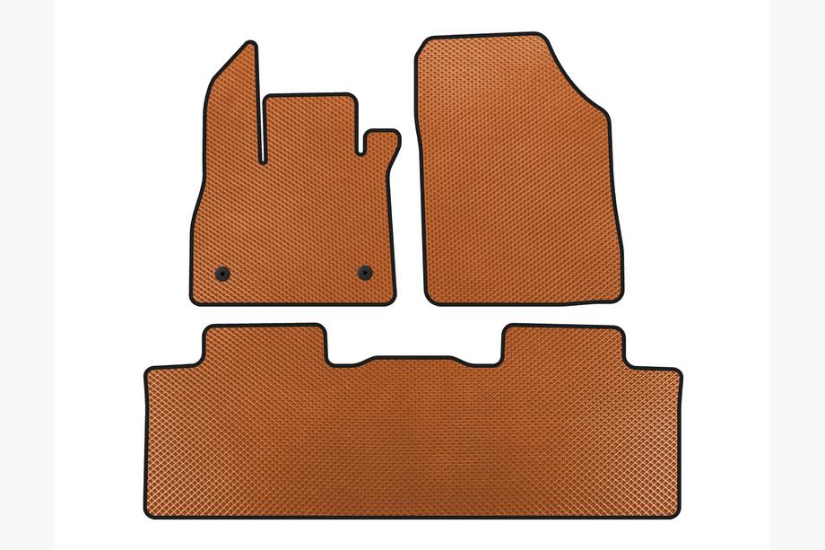 Renault Espace 2014- EVA Floor Mats (5-Seater, Orange) Image