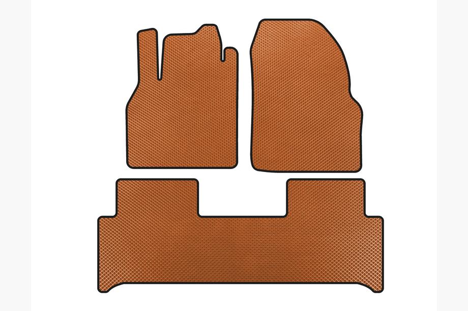 Renault Scenic/Grand 2003-2009 EVA Floor Mats (Orange) Image