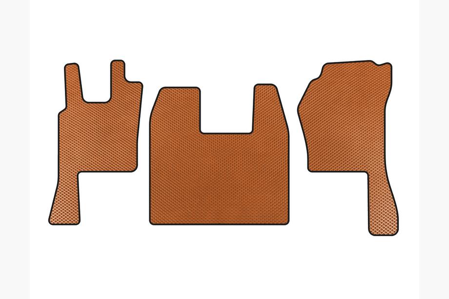 Scania P Series 2004-2017 EVA Floor Mats (Orange) Image