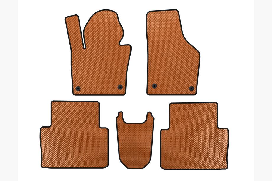 Seat Alhambra 2010- EVA Floor Mats (2015+, Orange) Image