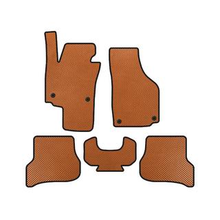 EVA Floor Mats (Orange) Seat Altea 2004-2015