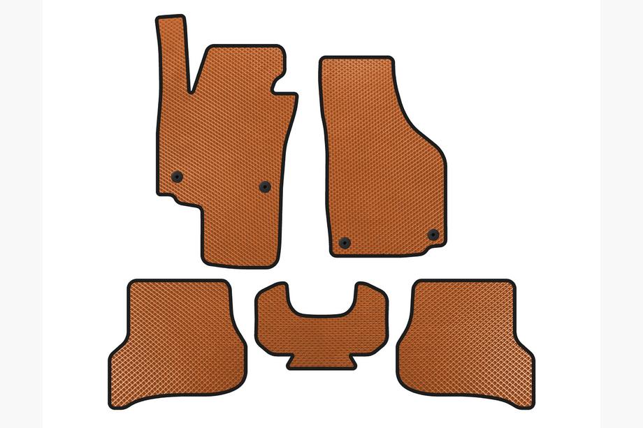 Seat Altea 2004-2015 EVA Floor Mats (Orange) Image