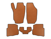 Seat Ibiza 2002-2009 EVA Floor Mats (Orange) photo 1