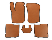 Seat Leon 1999-2005 EVA Floor Mats (Hatchback, 5-Door, Orange) photo 1
