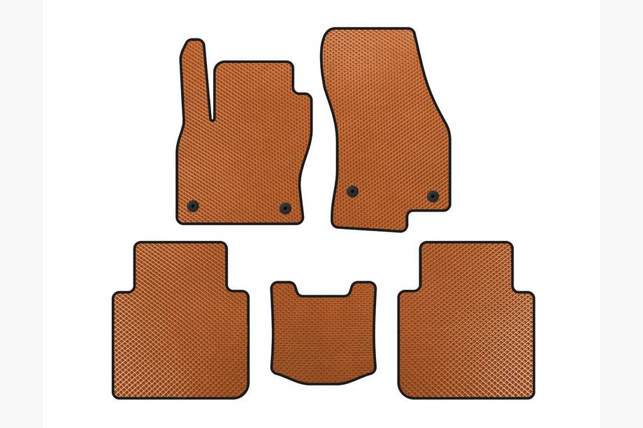 Seat Tarraco 2018- EVA Floor Mats (Orange) Image